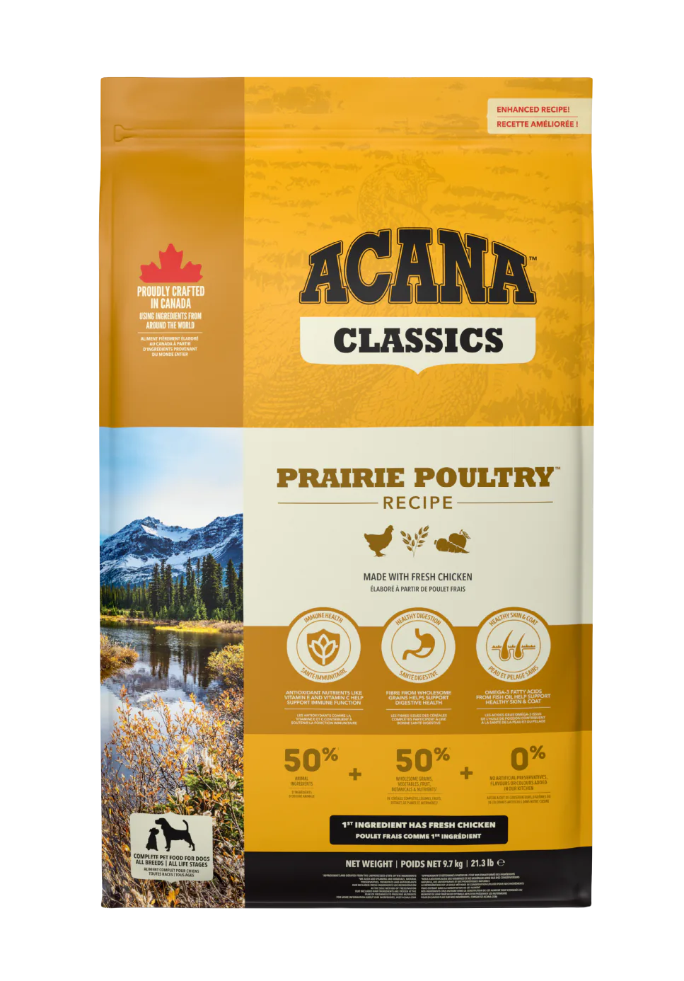 ACANA Classics Prairie Poultry Recipe dry dog food bag