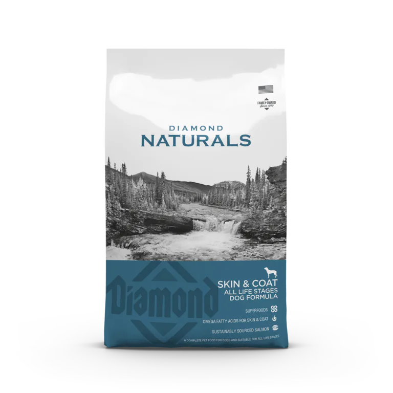 Diamond Naturals Skin & Coat All Life Stages Dog Formula, dry dog food bag