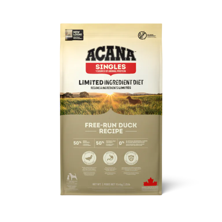 ACANA Free-Run Duck Recipe dry dog food bag