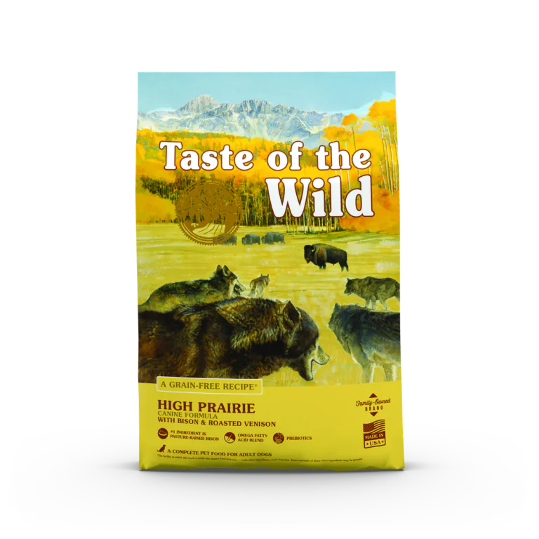 Taste of the Wild High Prairie Canine Formula with Bison & Roasted Venison, dry dog food bag