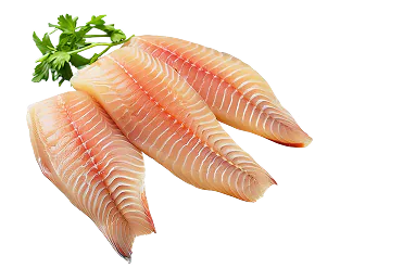 Fresh fish fillets
