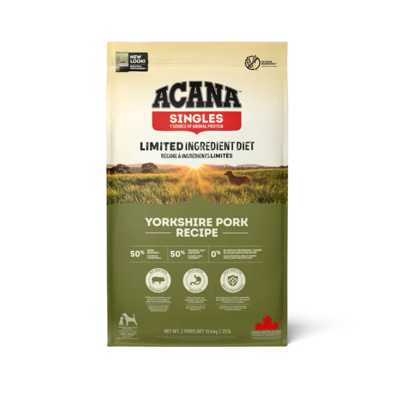 ACANA Yorkshire Pork Recipe dry dog food bag