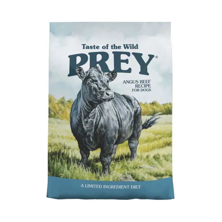 Taste of the Wild PREY Angus Beef Recipe for Dogs, dry dog food bag